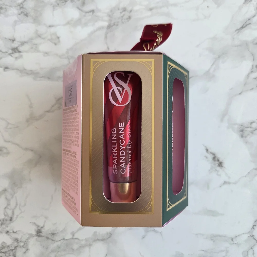 Victoria Secret 5 Pc Holiday Lip Gloss Gift Set New